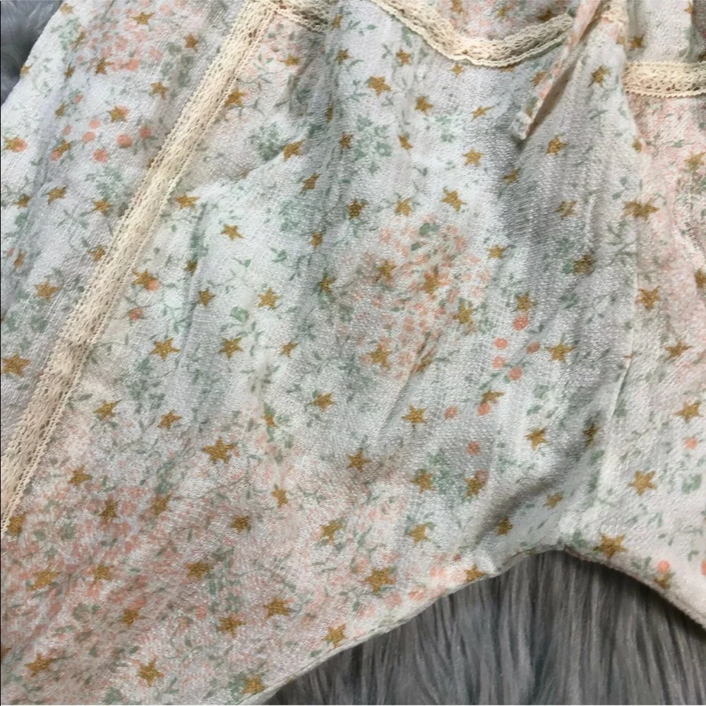 Zara 2-3 Years Floral Star Print Harem Pants